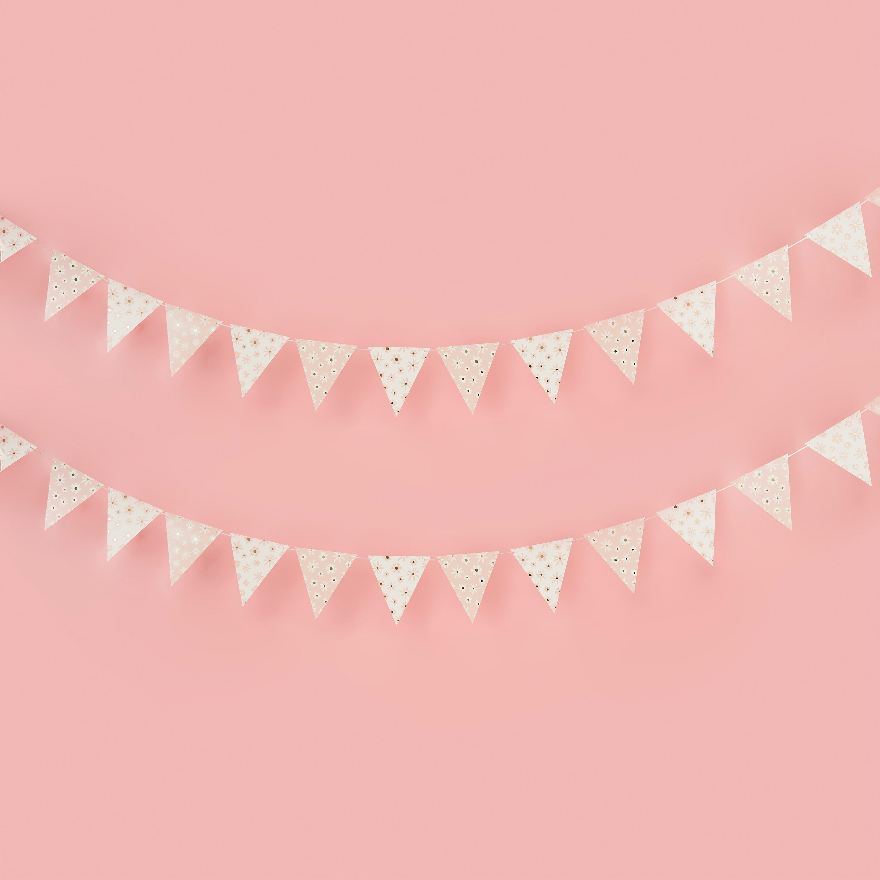 Daisy Days 5m Bunting (1pkt/1pcs)