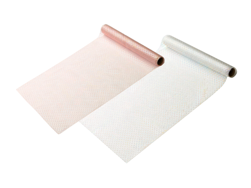 A shimmering table runner featuring ocean-inspired scales, perfect for beach or mermaid-themed parties, available in 2 colours