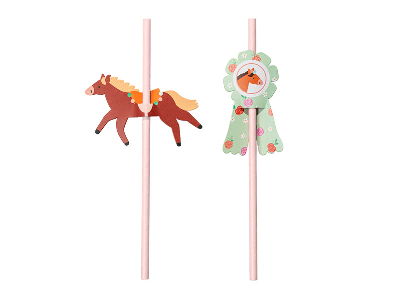 Pink Pony Club Straws (1pkt/6pc)