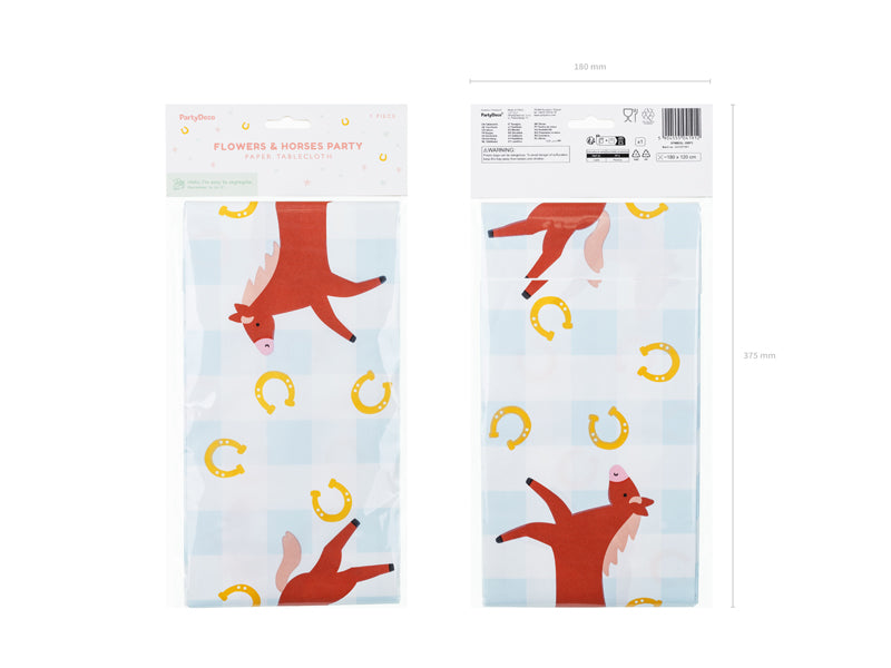 Pink Pony Club Paper Tablecloth (1pkt/1pc)
