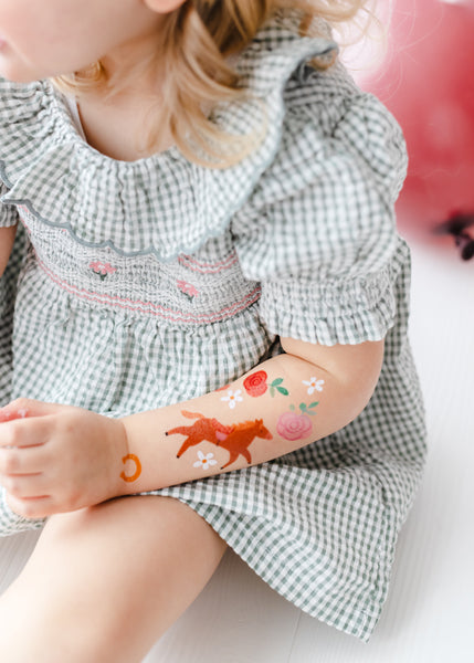 Pink Pony Club Temporary Tattoos (1pkt/16pc)