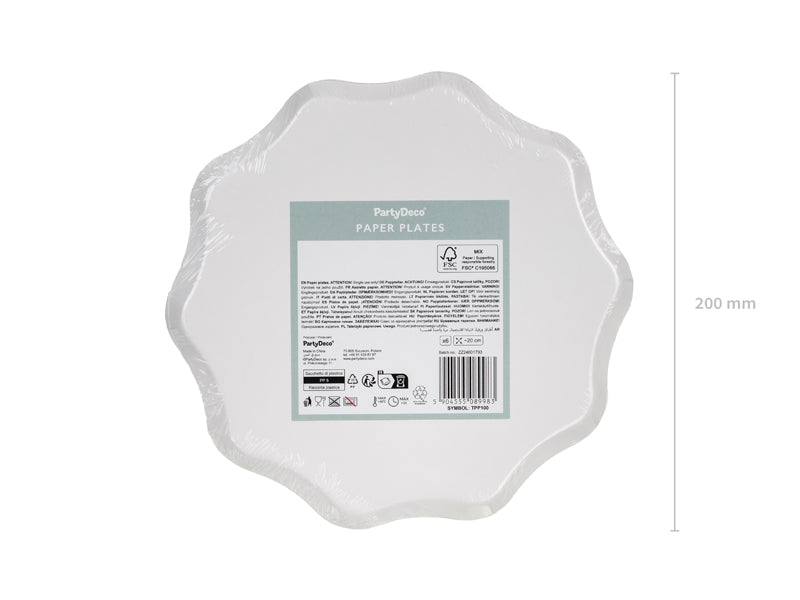 Oh Sweet Baby Floral Paper Plates (1pkt/6pcs)