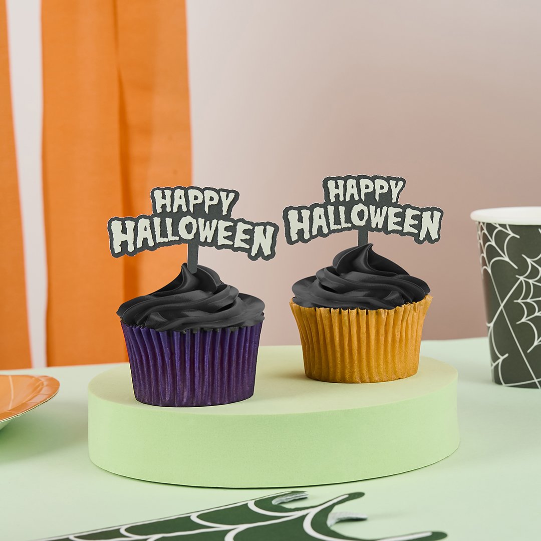 Monster Mob Glow In The Dark Food Picks (1pkt/12pcs)