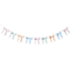 A single 3D banner featuring bow-shaped designs, ideal for adding a cute touch to any party decor.