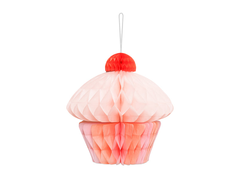 Honeycomb Cupcake Paper Decoration (1pc) - Party Lane