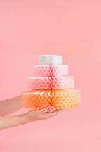 Honeycomb Cake Paper Decoration (1pc) - Party Lane