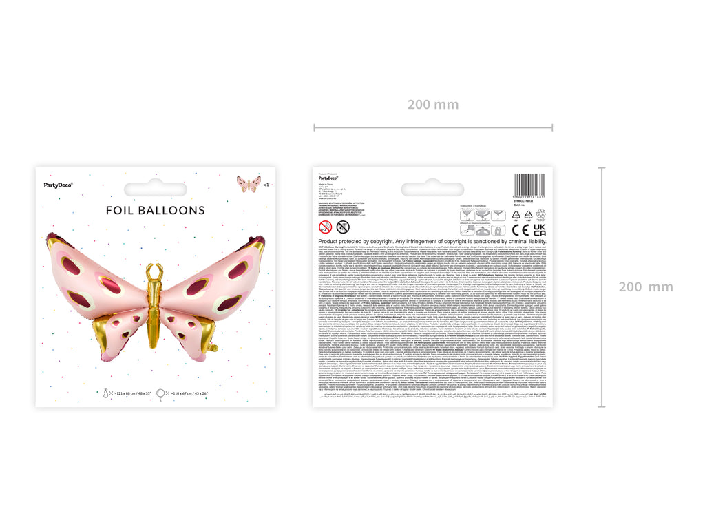 Fairytale Magic Mystic Butterfly Foil Balloon (1/pkt1pc) - Party Lane 