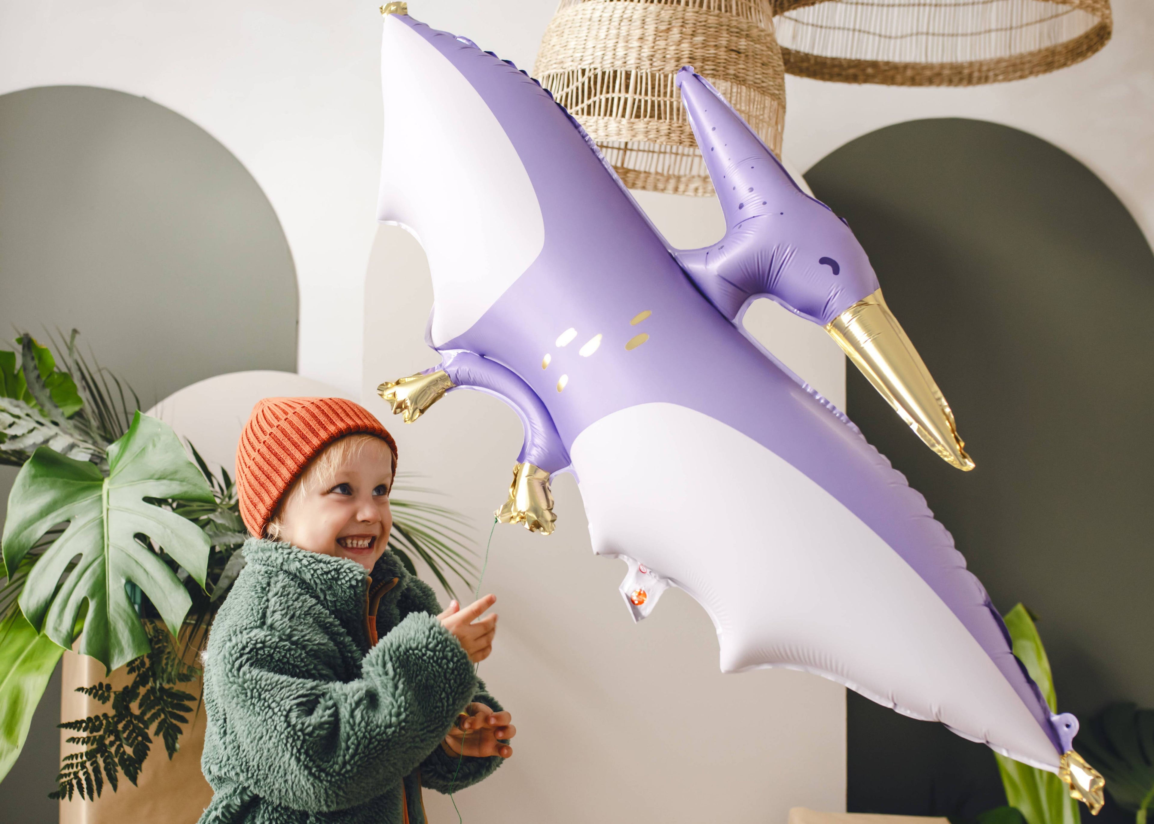 Dino Party Pterodactyl Foil balloon (1pc) - Party Lane 