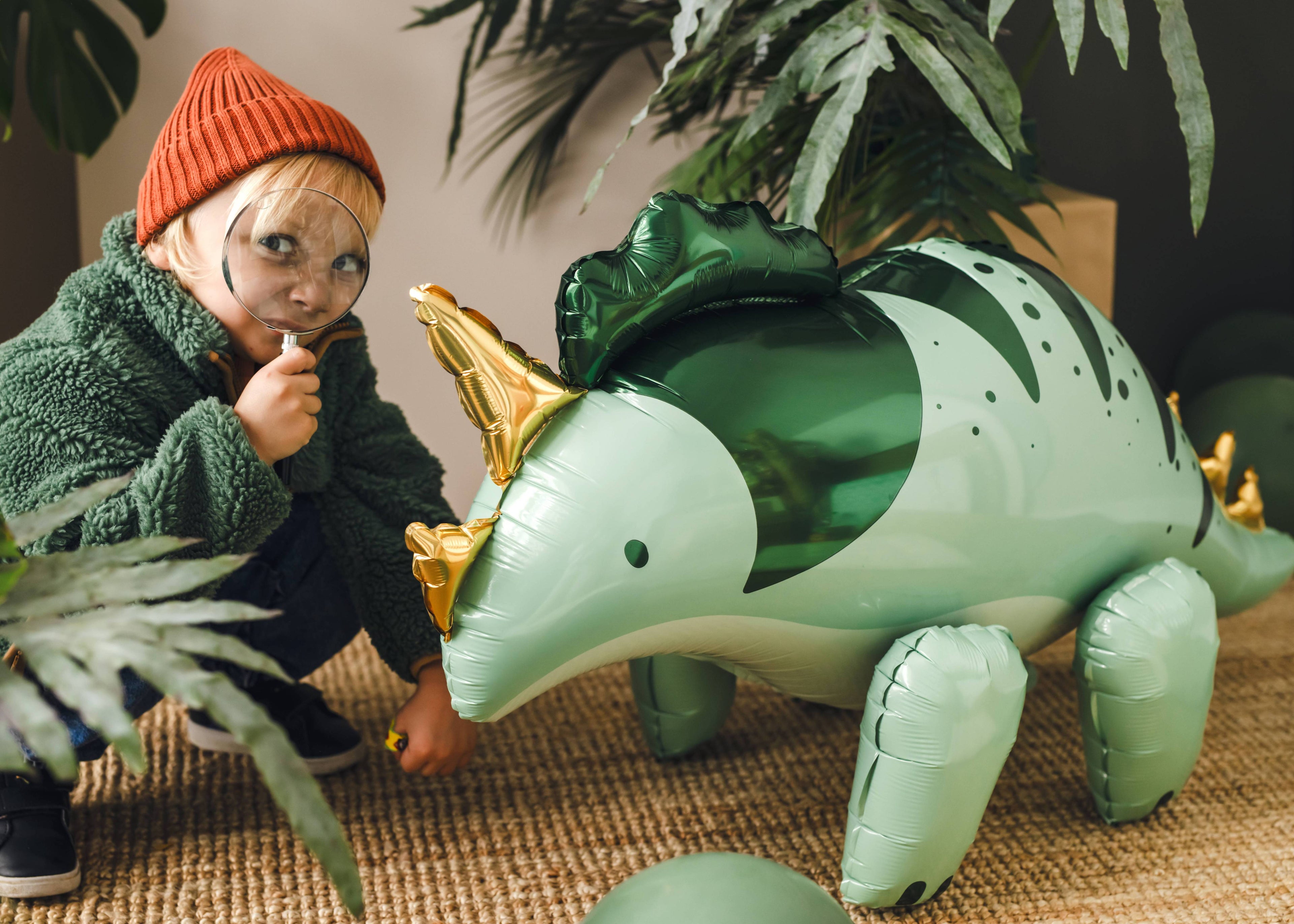 Dino Party Triceratops Foil balloon (1pc)