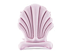 A foil balloon shaped like a seashell, ideal for ocean or beach-themed parties.