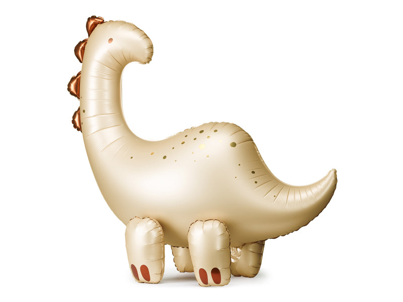 Balloon dinosaur in beige and brown colourings