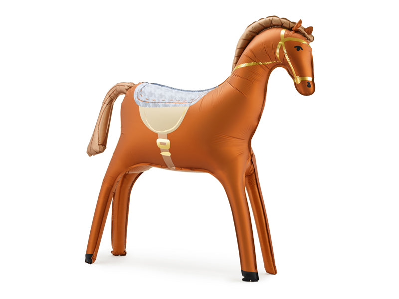 Brown horse balloon