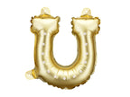 Gold horse shoe balloon
