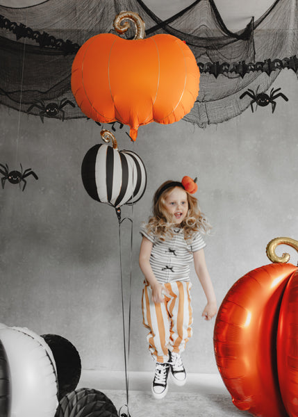 Halloween Pumpkin Foil Balloon (1pkt/1pc) - Party Lane 
