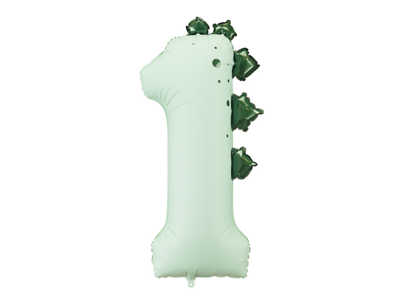 Dino Party Number Foil balloon (1pc) - Party Lane 