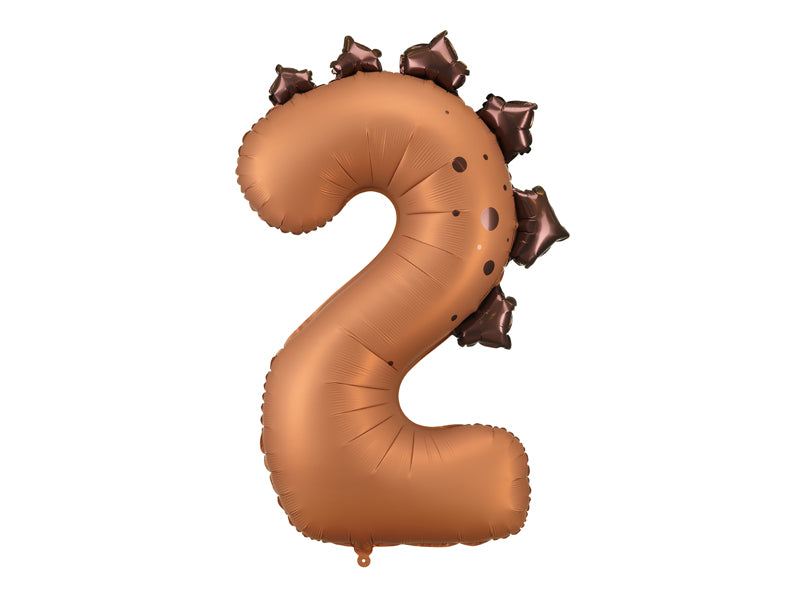 Dino Party Number Foil balloon (1pc) - Party Lane 