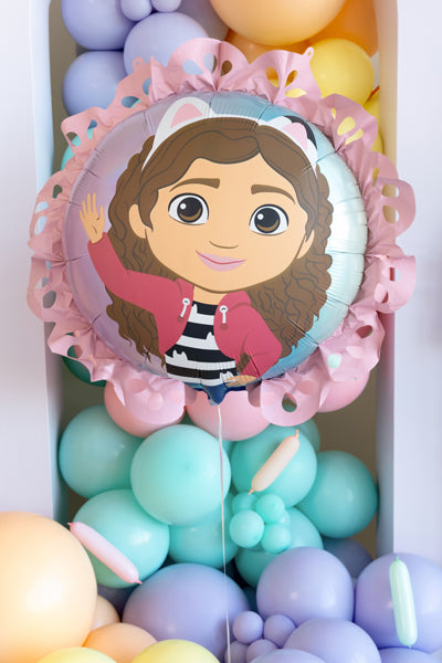 Gabby's Doll House Foil Balloon with Ruffled Edge (1pkt/1pc) - Party Lane 