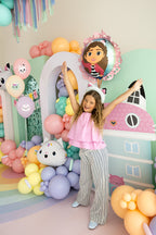 Gabby's Doll House Foil Balloon with Ruffled Edge (1pkt/1pc) - Party Lane 