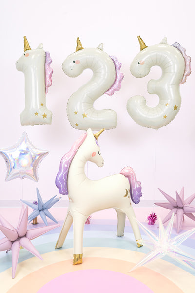 Fairytale Magic Number Balloons (1pkt/1pc) - Party Lane 