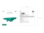 Crocodile Foil Balloon (1pkt/1pc) - Party Lane