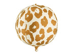 Cheetah Print Foil Balloon Globe (1pkt/1pc) - Party Lane