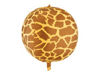 Giraffe Print Foil Balloon Globe (1pkt/1pc) - Party Lane