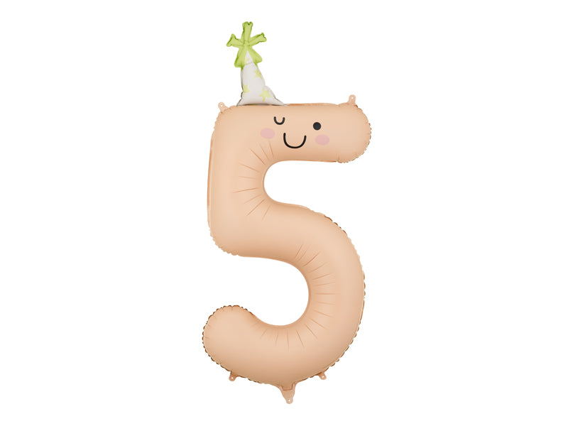 Colourful Foil Balloon Numbers (1pkt/1pc) - Party Lane