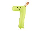 Colourful Foil Balloon Numbers (1pkt/1pc) - Party Lane