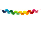 Rainbow Paper Fan Garland (1pc) - Party Lane