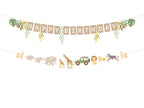 Safari Party Birthday Banner (1pkt/2pc) - Party Lane