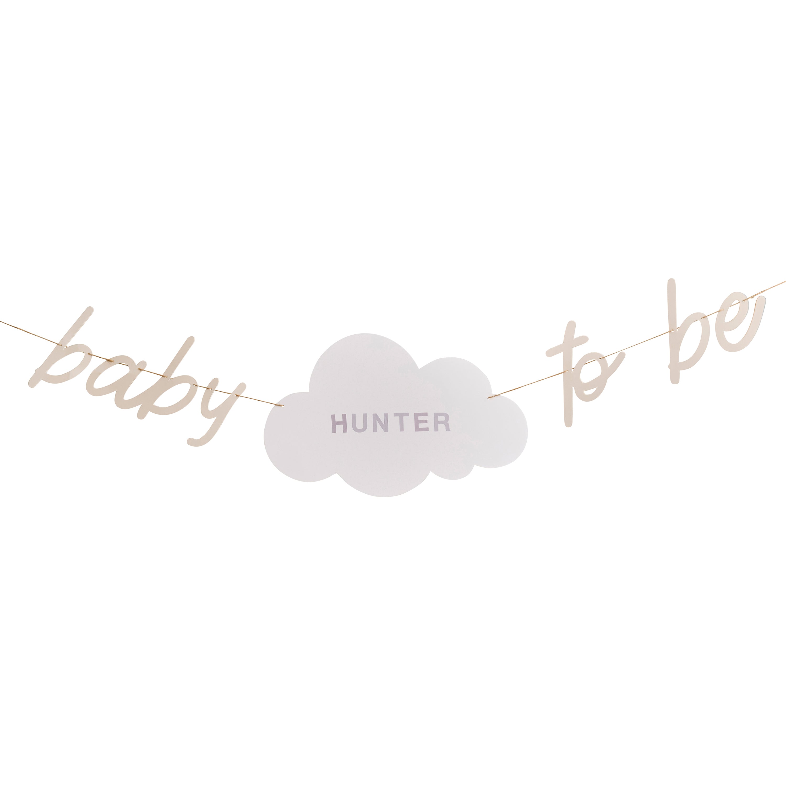 Baby To Be Customisable Card Banner 2m - Party Lane 