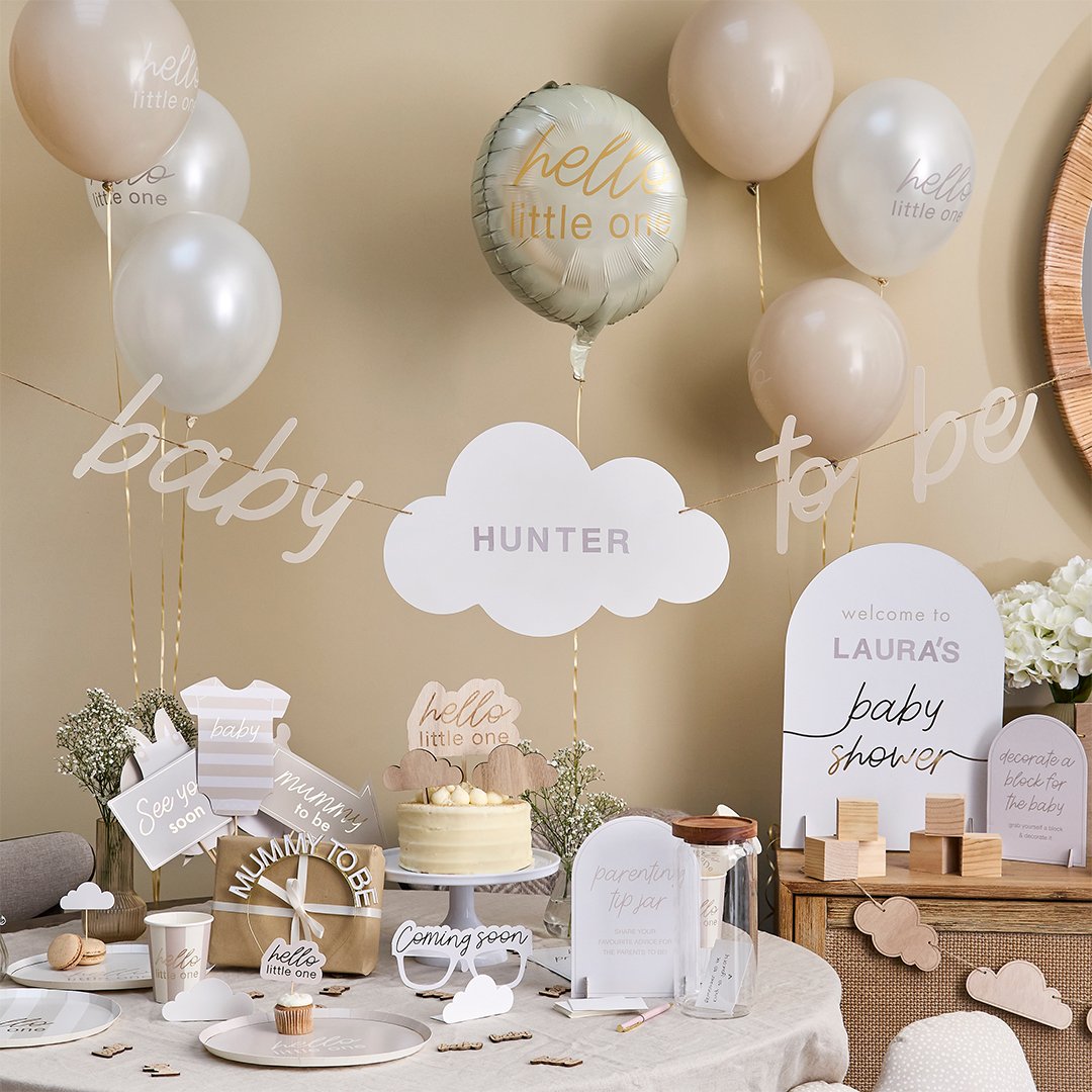 Baby To Be Customisable Card Banner 2m - Party Lane 