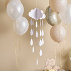 White Hanging Cloud Mobile (1pkt/1pc) - Party Lane 