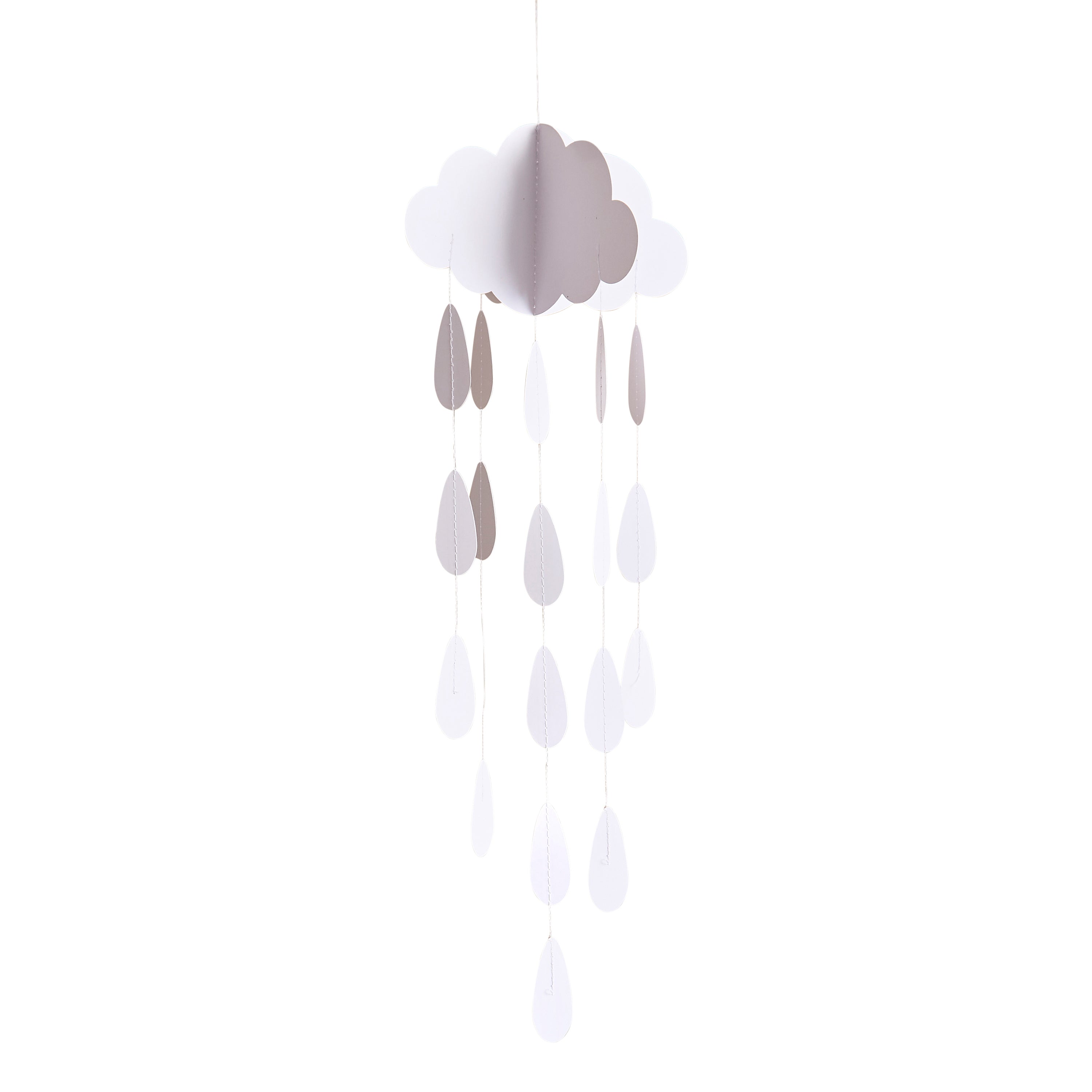 White Hanging Cloud Mobile (1pkt/1pc) - Party Lane 