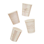 Hello Little One Neutral Baby Shower Paper Cups (1pkt/8pcs) - Party Lane 
