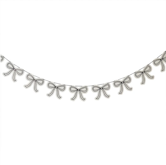 Bow Card Garland 2m (1pc) - Party Lane 
