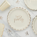 Let's Party Paper Plates 22.5cm (1pkt/8pcs) - Party Lane 