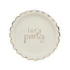 Let's Party Paper Plates 22.5cm (1pkt/8pcs) - Party Lane 