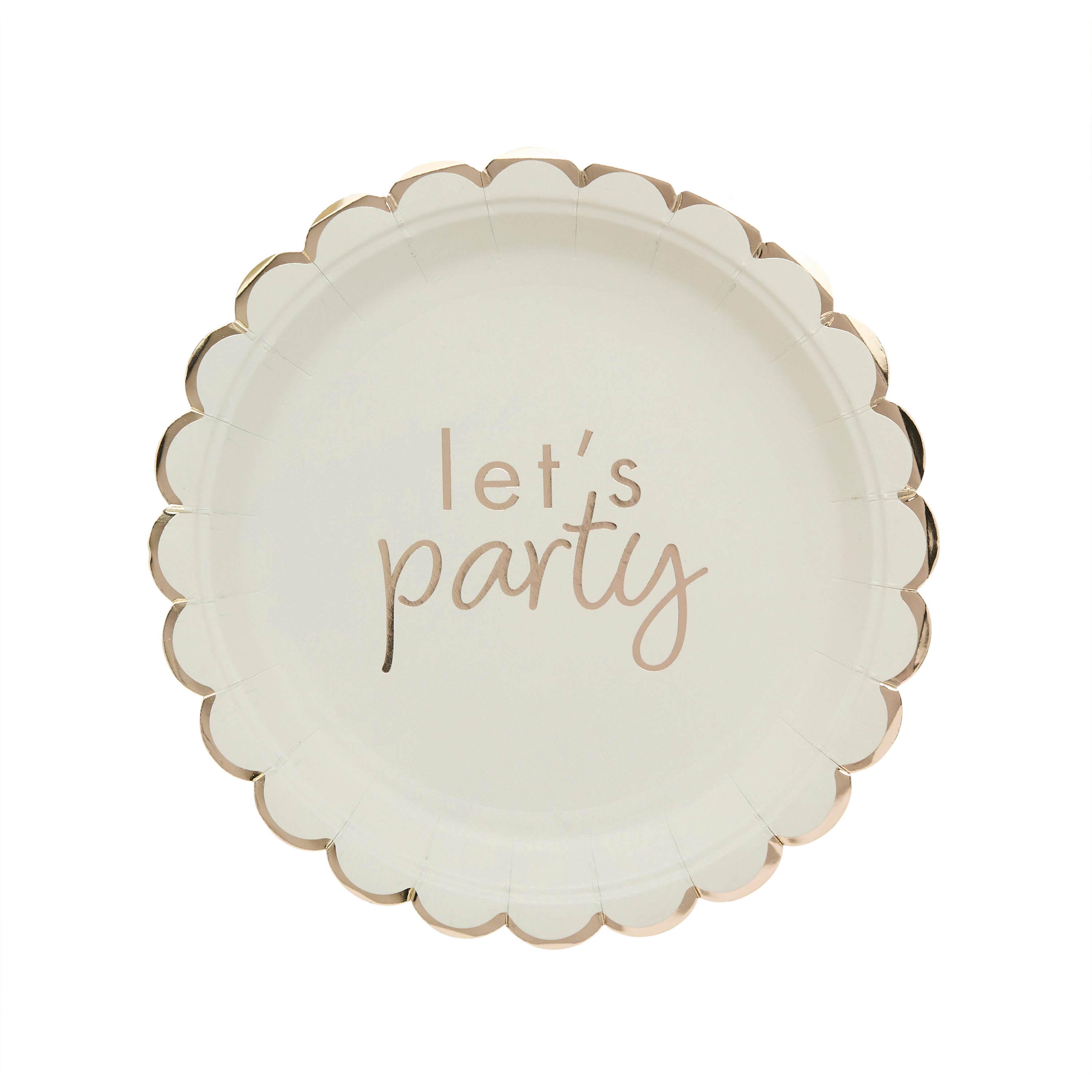 Let's Party Paper Plates 22.5cm (1pkt/8pcs) - Party Lane 
