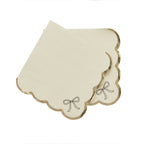 Bow Scallop Edge Paper Napkins (1pkt/16pcs) - Party Lane 