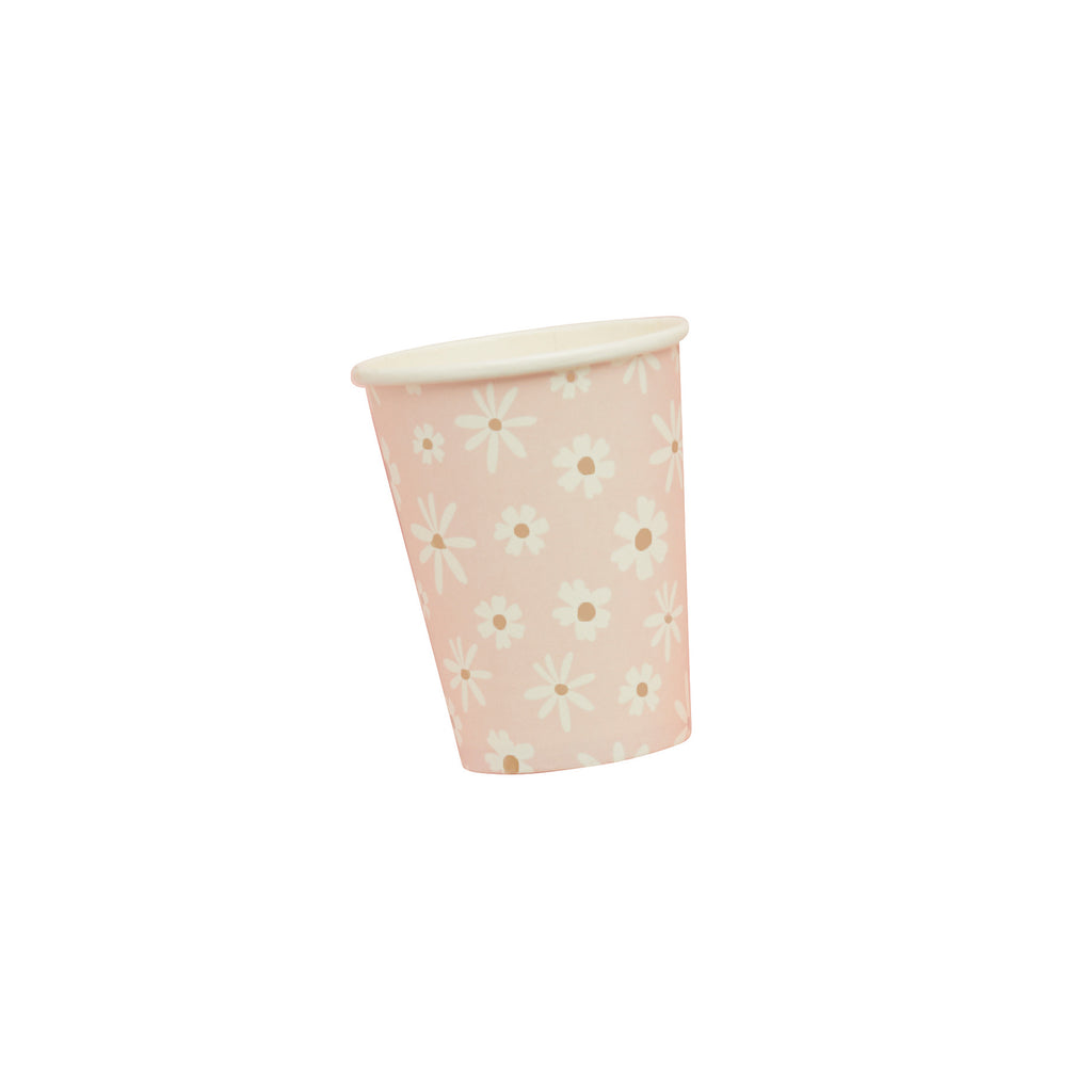 Daisy Days Paper Cups (1pkt/8pcs) - Party Lane 