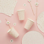 Daisy Days Paper Straws (1pkt/16pcs)