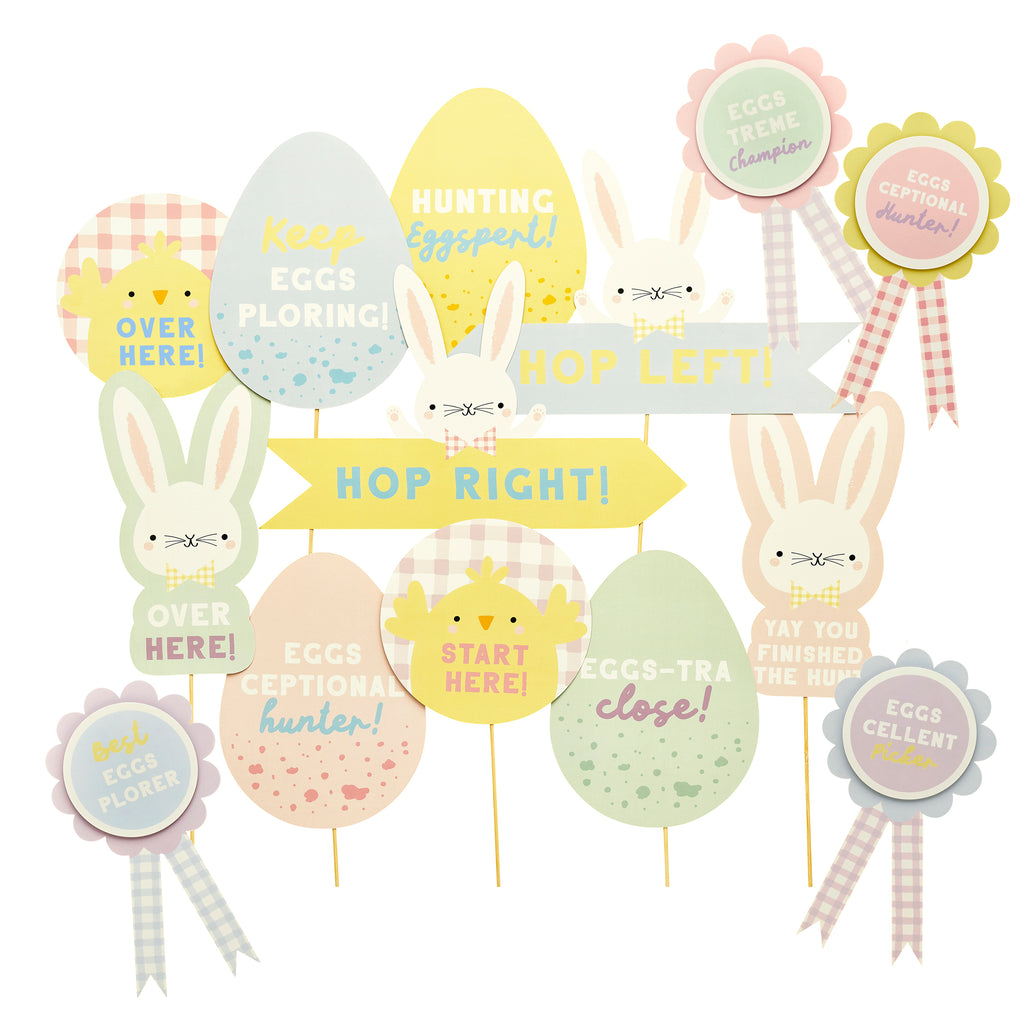 Easter Egg Hunt & Badge Kit (1pkt) - Party Lane 