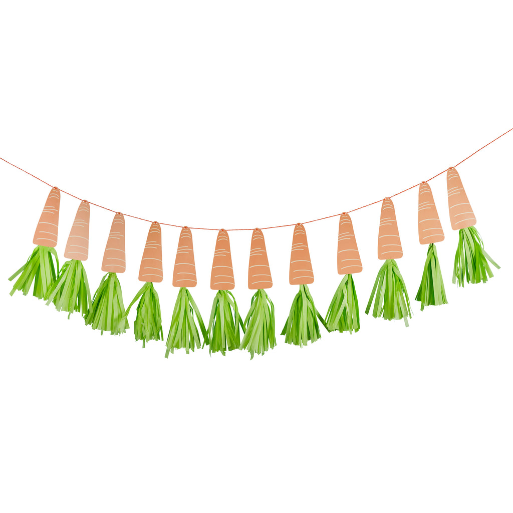 Easter Carrot Tassel Banner 2m (1pkt) - Party Lane 