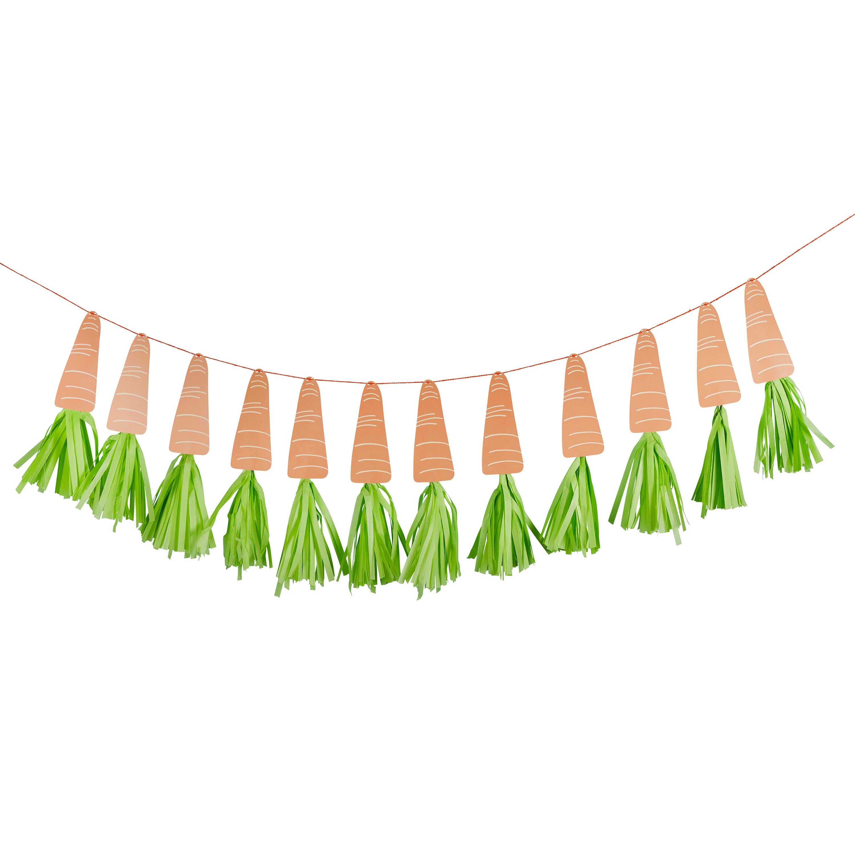 Easter Carrot Tassel Banner 2m (1pkt) - Party Lane 