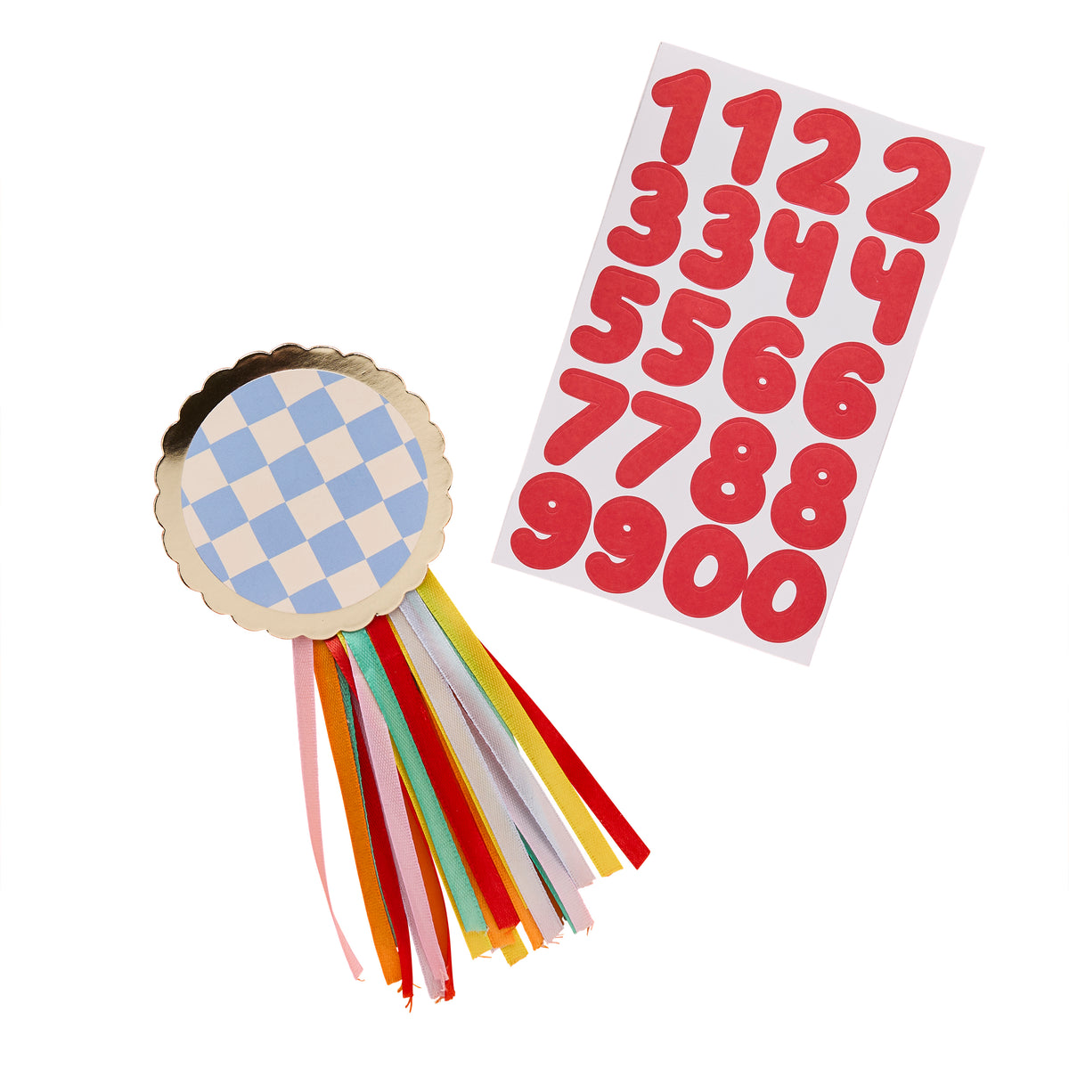 Playful Brights Customisable Birthday Badge (1pkt/1pc) - Party Lane