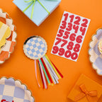 Playful Brights Customisable Birthday Badge (1pkt/1pc) - Party Lane