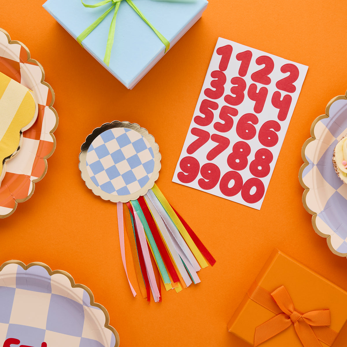 Playful Brights Customisable Birthday Badge (1pkt/1pc) - Party Lane