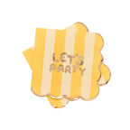 Playful Brights 'Lets Party' Paper Napkins (1pkt/16pcs) - Party Lane