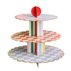 Playful Brights 3 Tier Cake Stand (1pkt/1pcs) - Party Lane